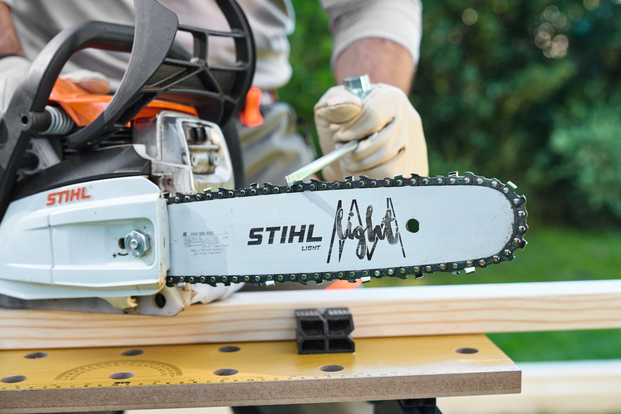 STIHL Bar & Chain adjustment