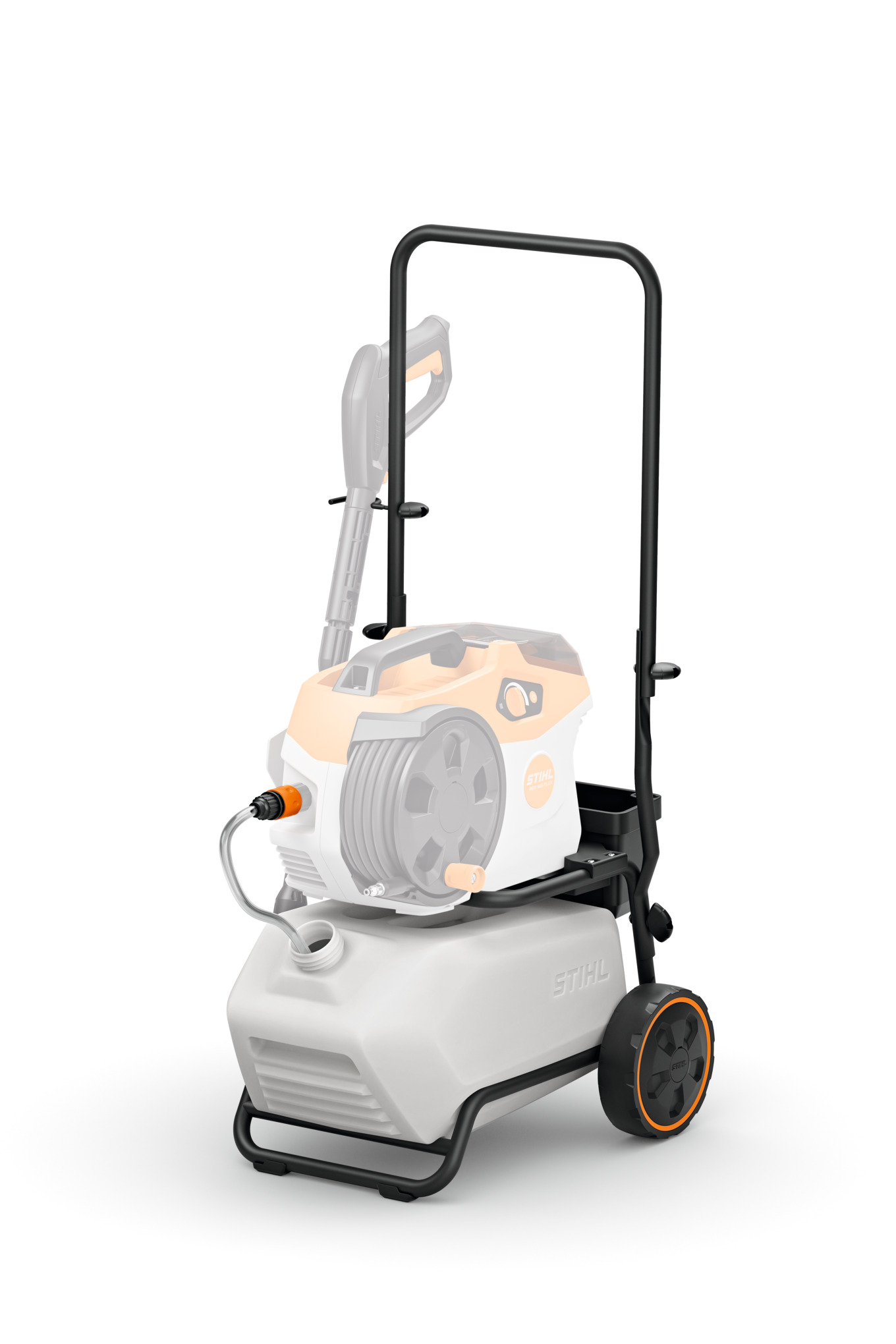 Battery Pressure Washer Trolley with Water Tank