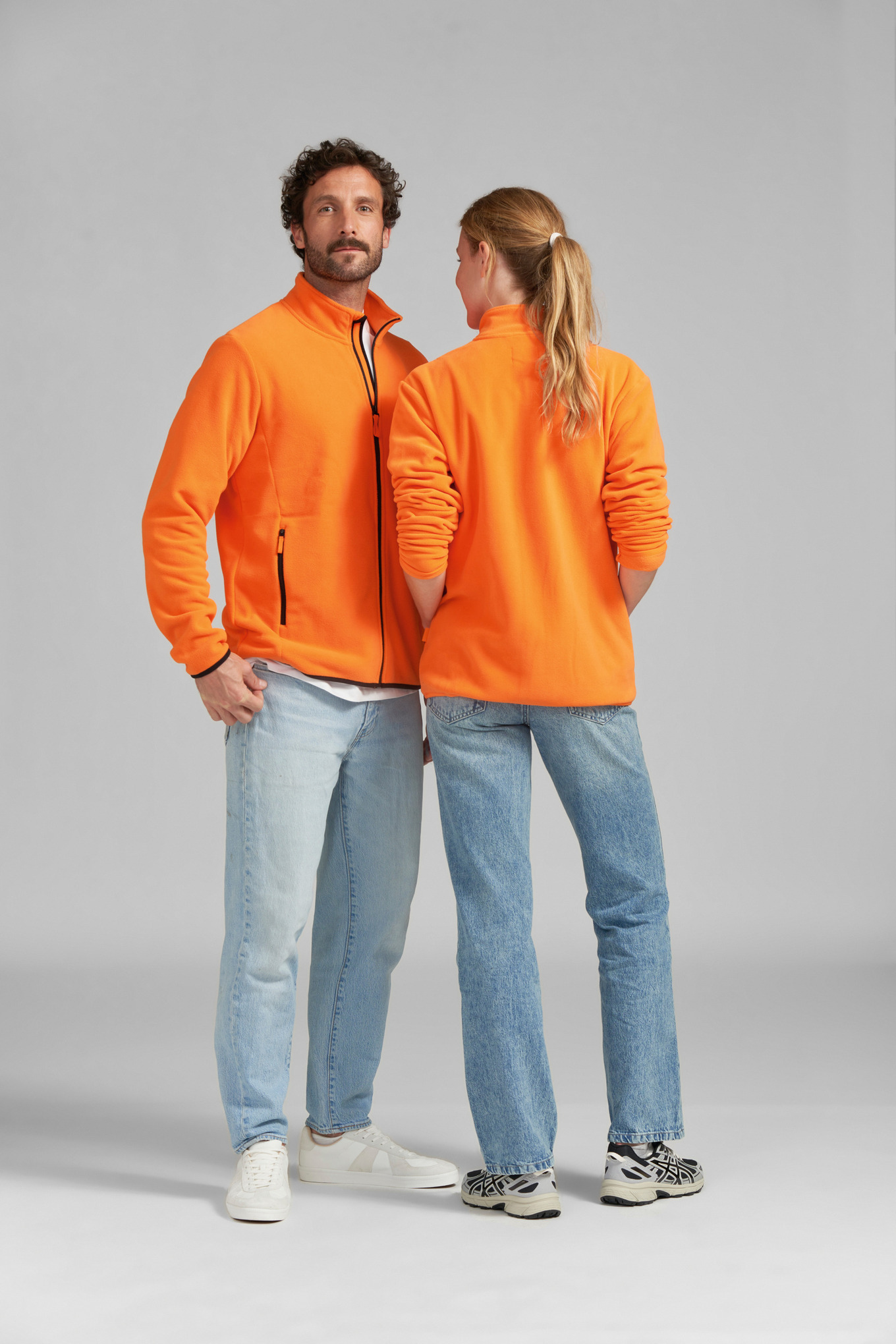 Fleece Jacket Classic Orange - Unisex