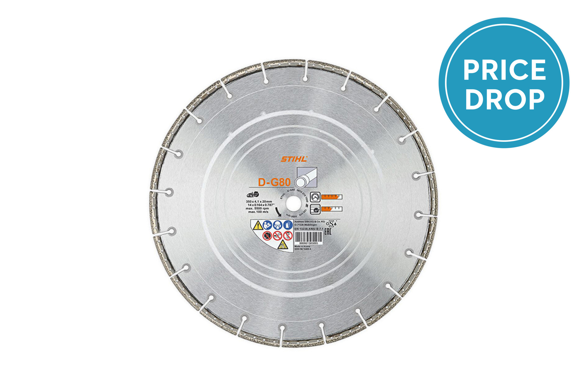 Diamond cutting wheel