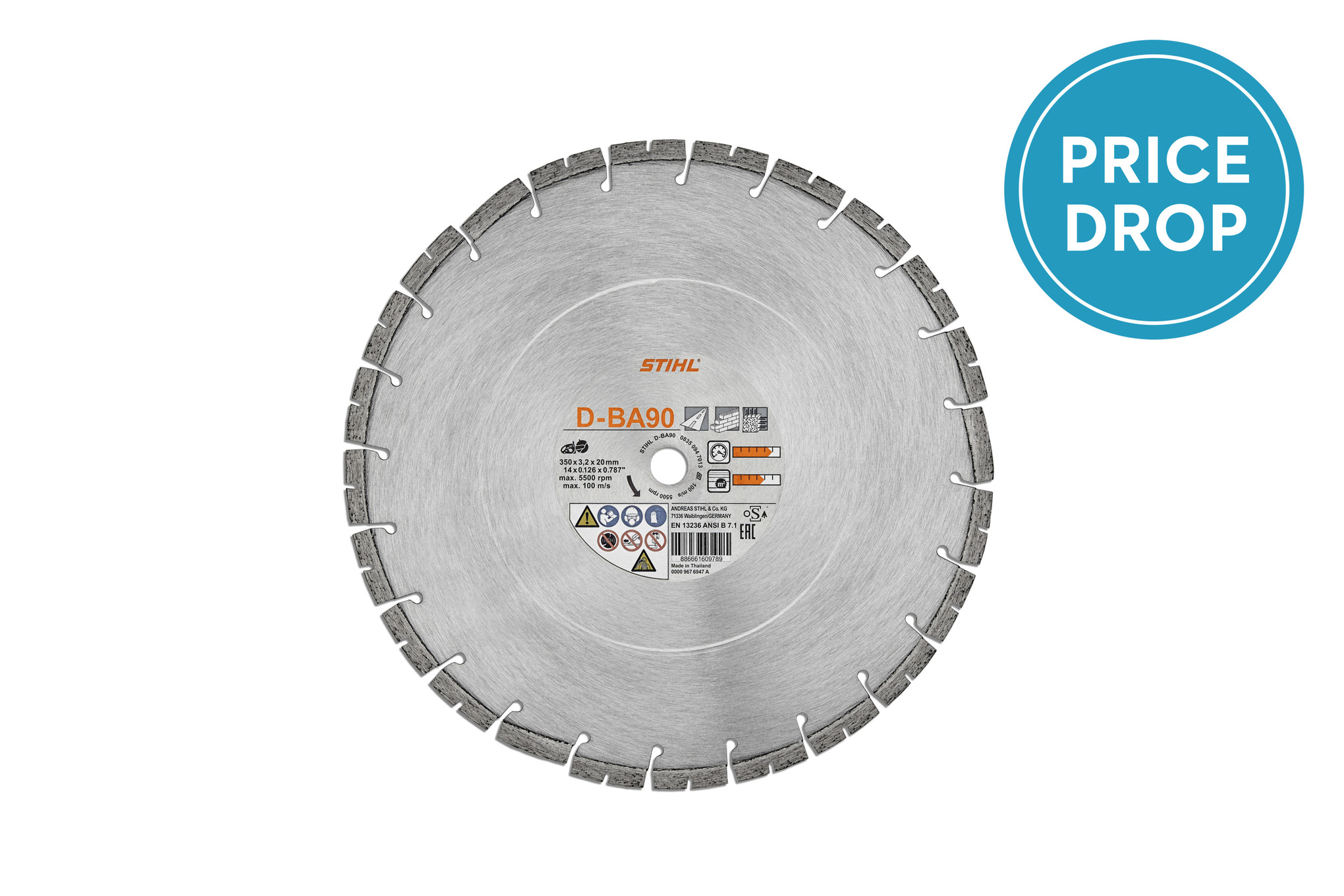 Diamond cutting wheel - Concrete / Asphalt (BA)