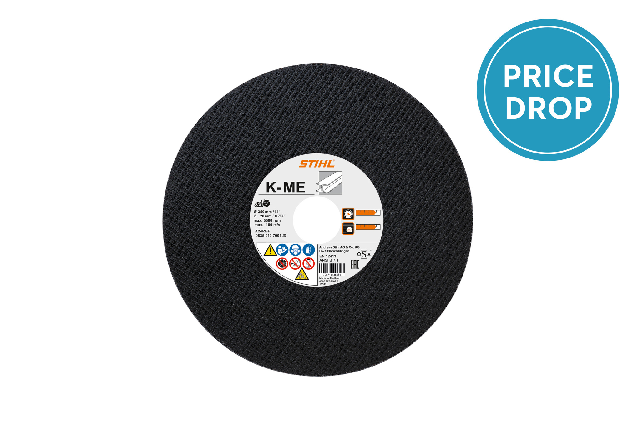 Abrasive cutting wheel - Steel