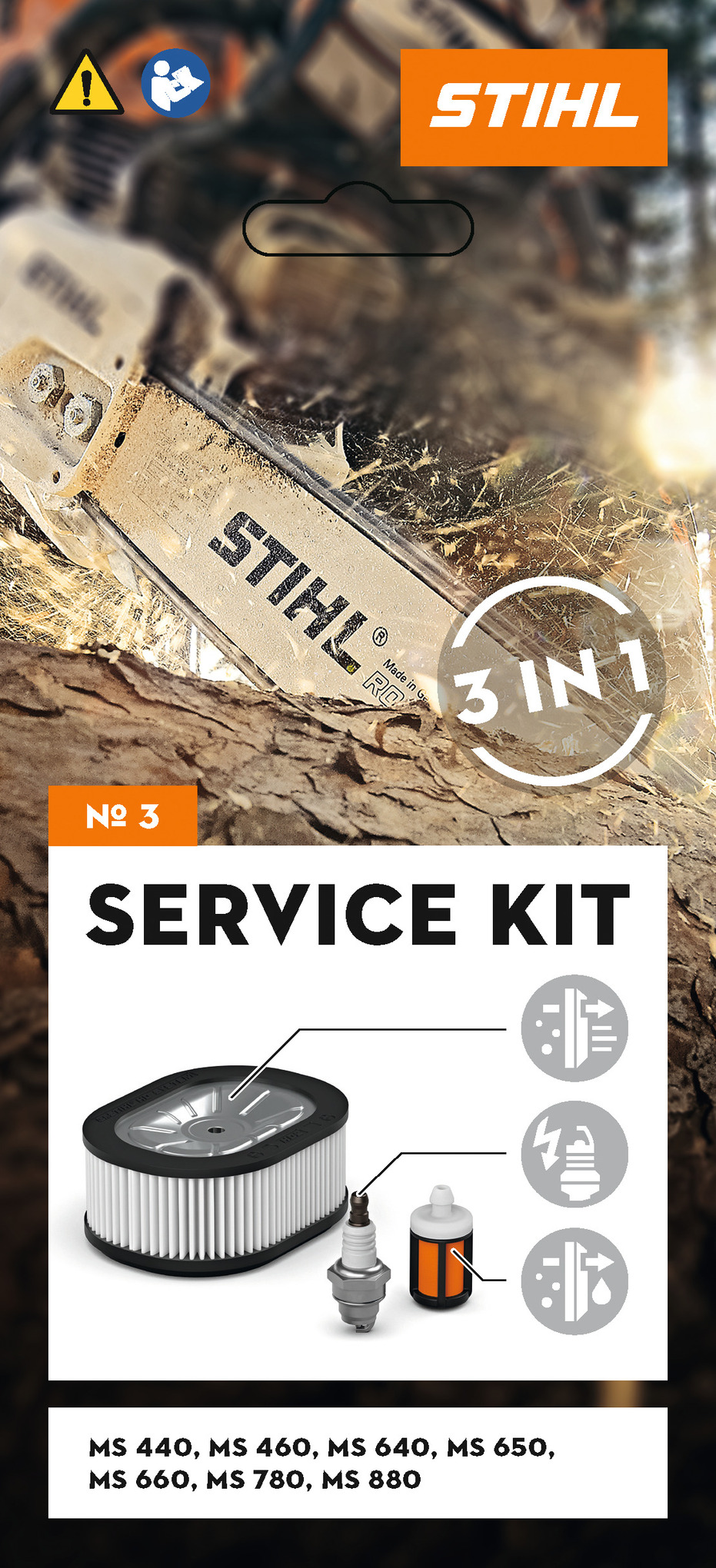 Service Kit 3: for MS 660 and MS 880