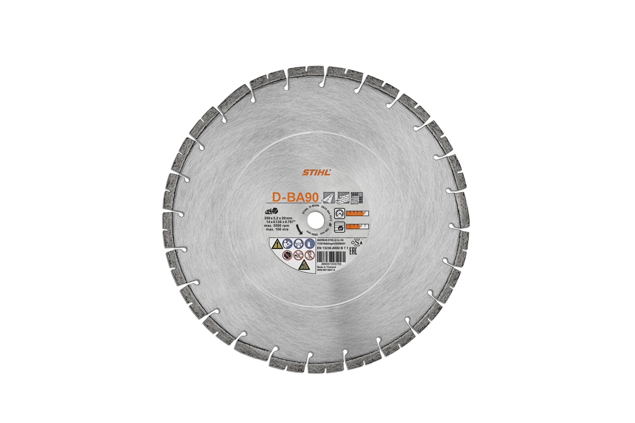 Diamond cutting wheel - Concrete / Asphalt (BA)