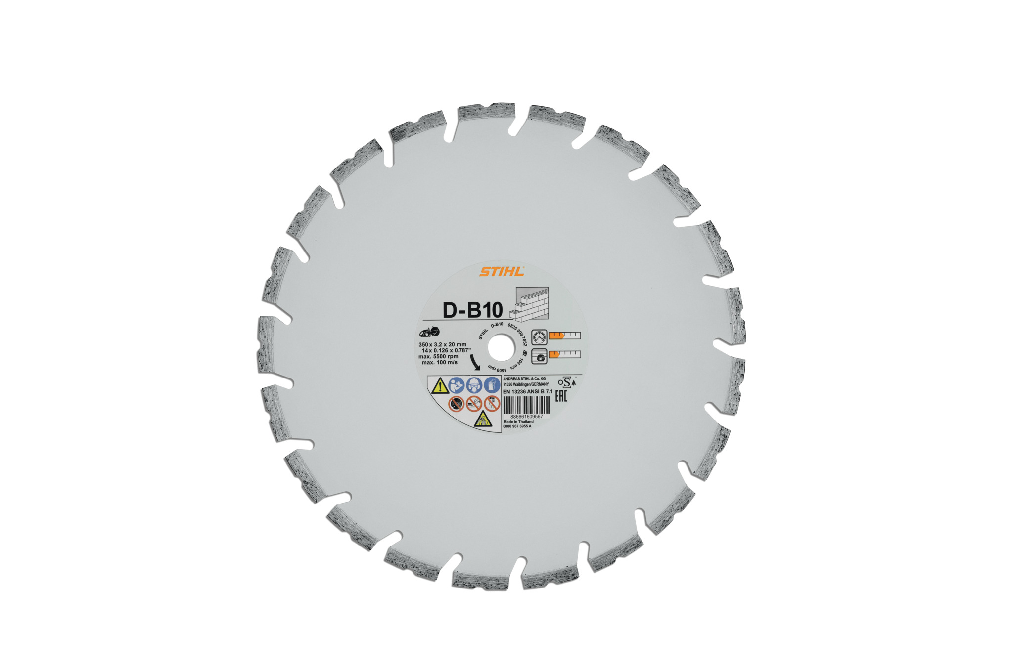 Diamond cutting wheel - Concrete (B)