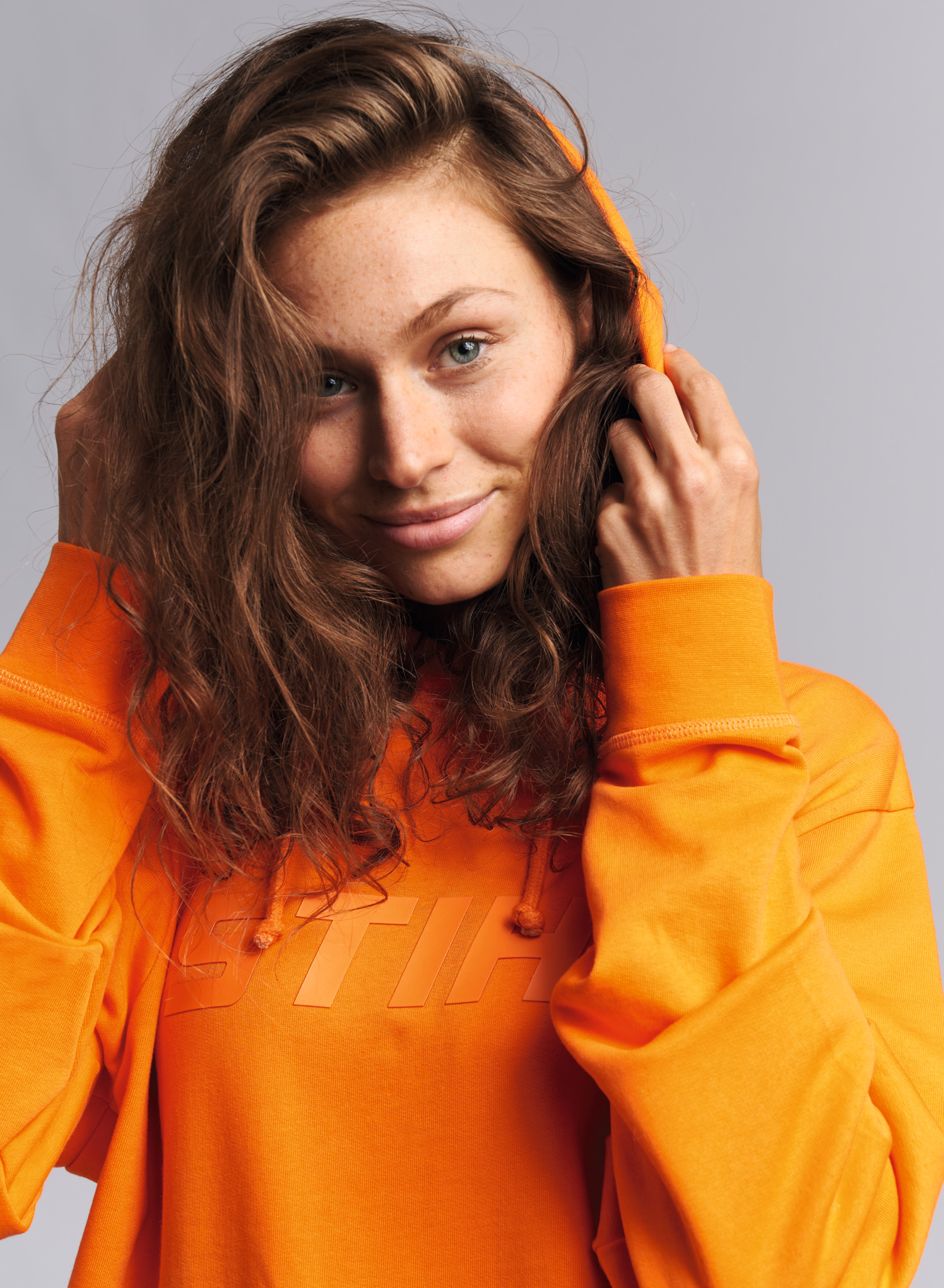 Orange hoodie Adults STIHL Australia
