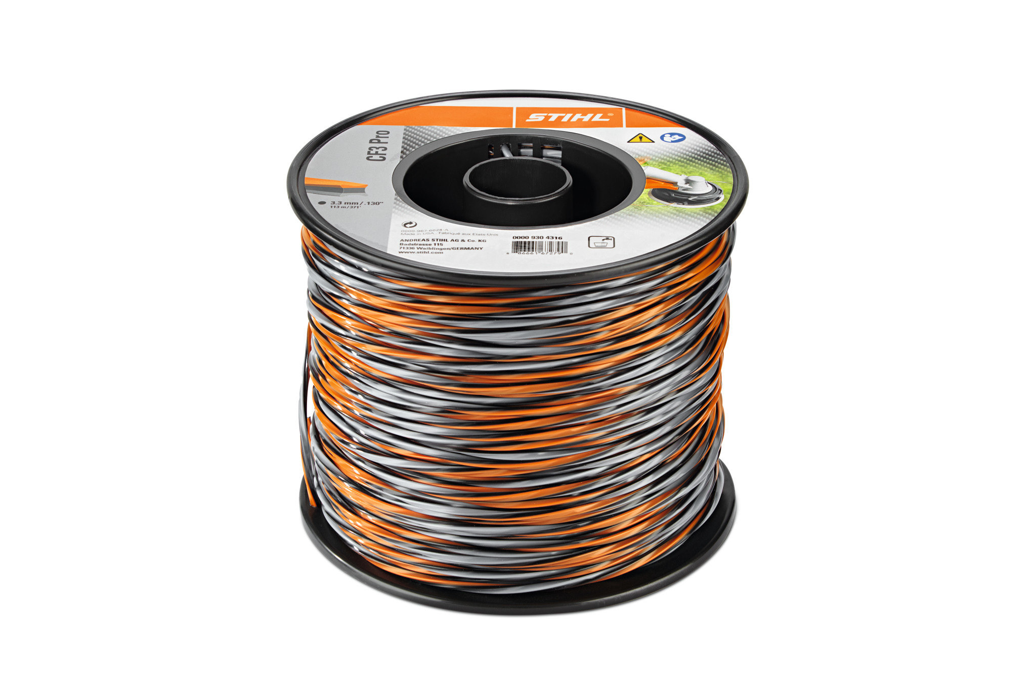 CF3 Pro - 2.0mm - Cruciform Mowing Line