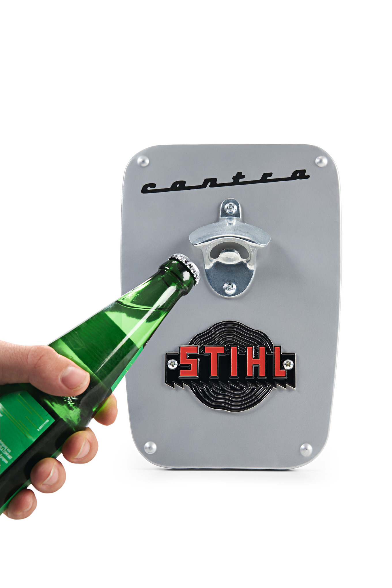 STIHL Wall-Mounted Bottle Opener with Magnet