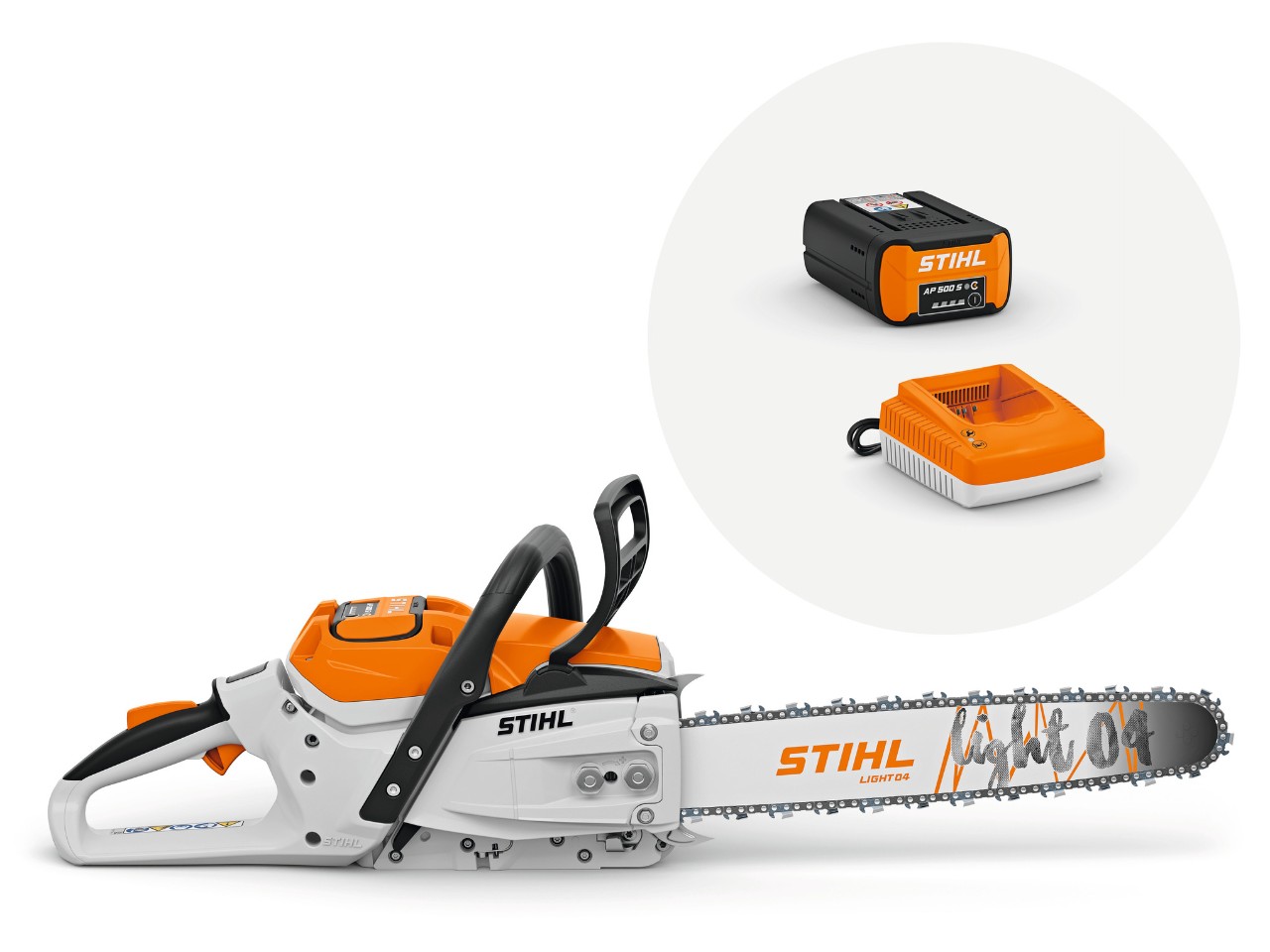 MSA 300 C-O Chainsaw, Battery & Charger